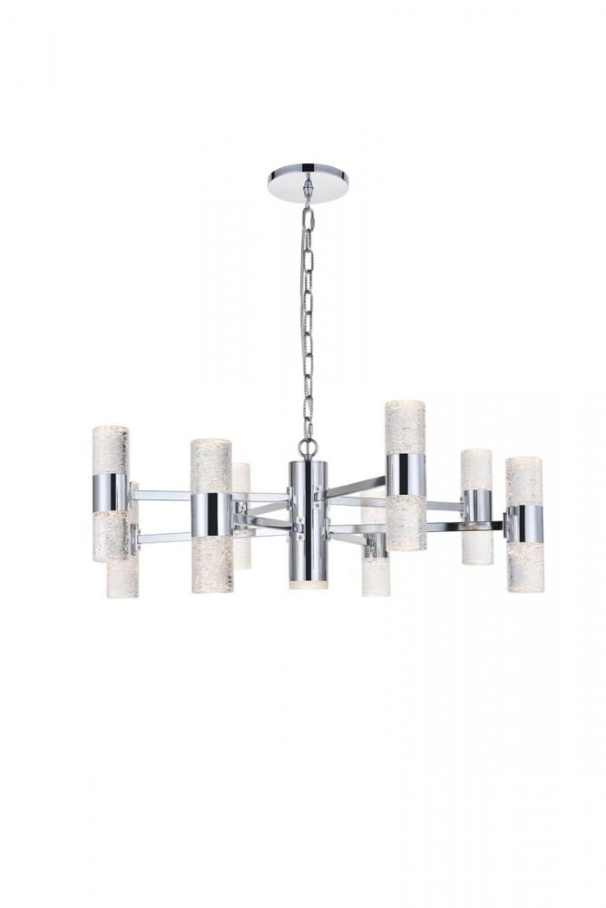 Elegant Lighting VEGA 5200D32C Pendant Modern - Chrome