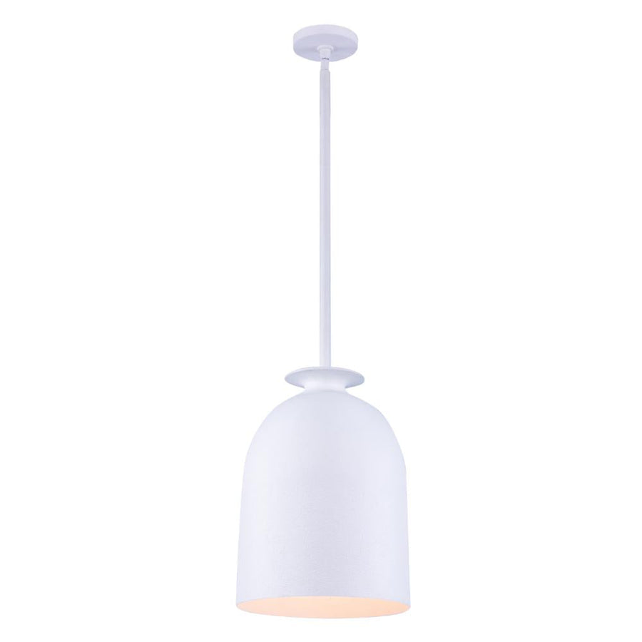 Gabardine 12 Inch Pendant – Matte White – 520255MW