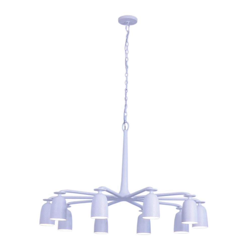 Gabardine 42 Inch Chandelier – Matte White – 520272MW