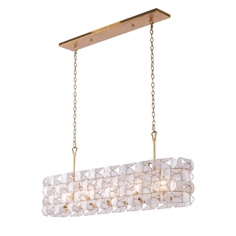 Crescent 44 Inch Wall Sconce – Oxidized Gold Leaf – 520561OL