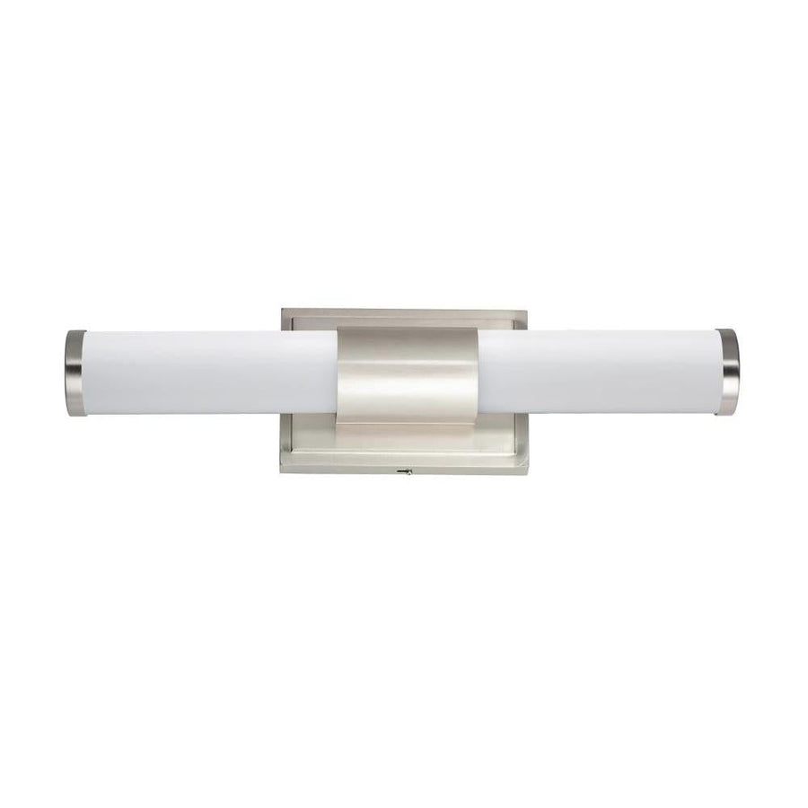 Maxim Lighting 52114WTSN Optic 18 Inch Bathroom Vanity - Satin Nickel