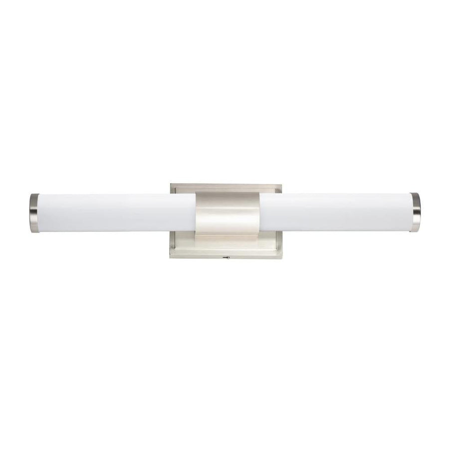 Maxim Lighting 52115WTSN Optic 24 Inch Bathroom Vanity - Satin Nickel
