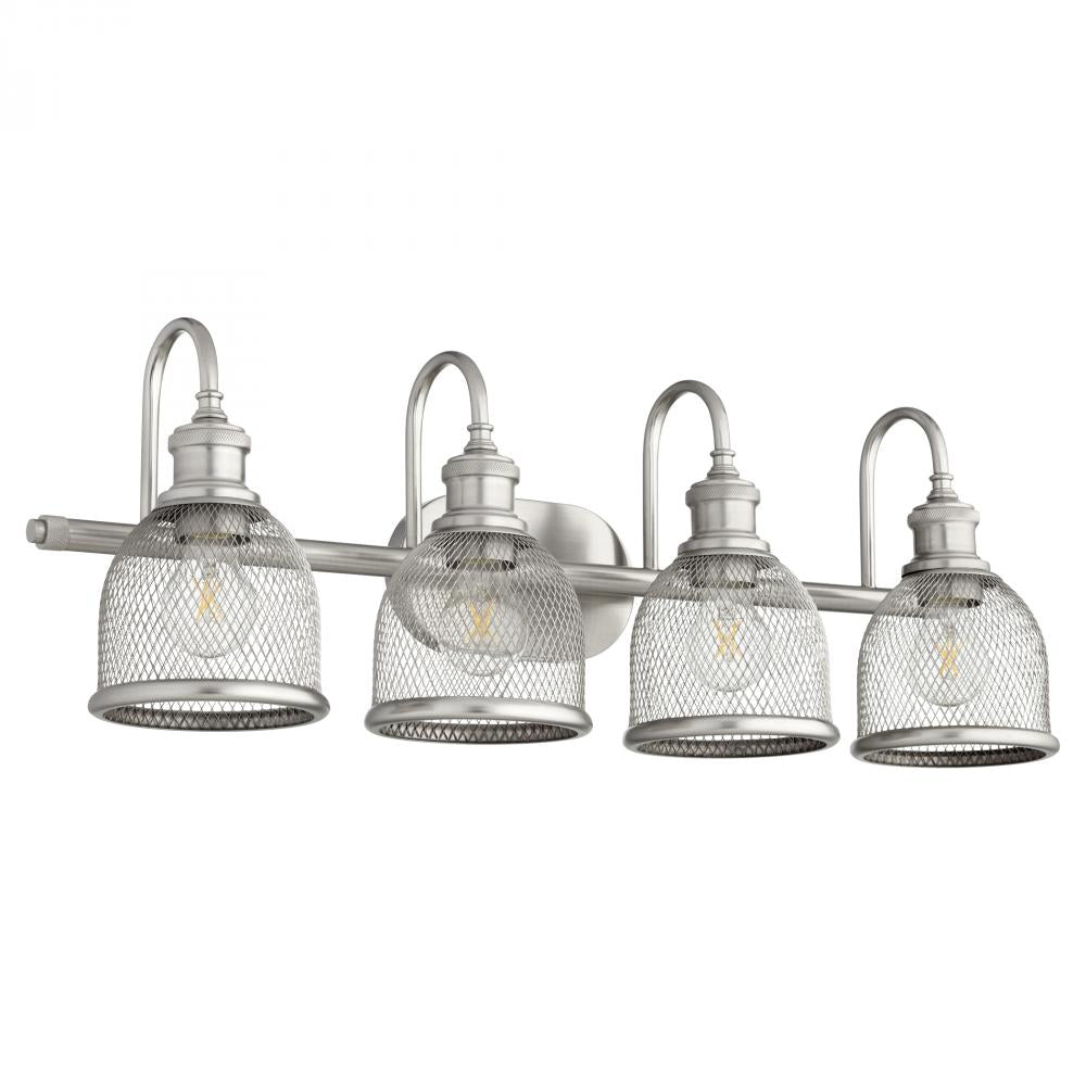 Quorum Lighting OMNI 5212-4-65 Bathroom Fixture Transitional - Satin Nickel