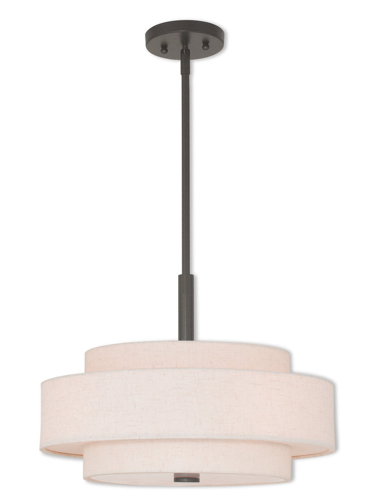 Livex Lighting MONROE 52137-92 Pendant Transitional - English Bronze