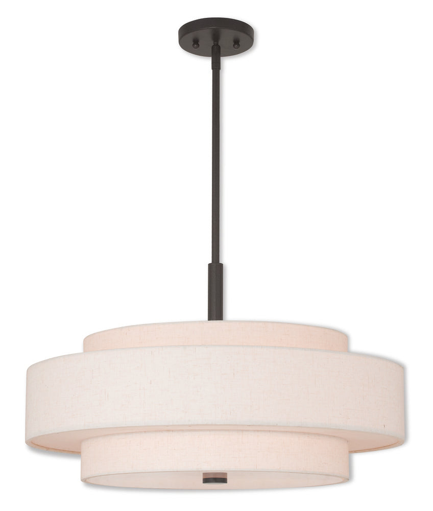 Livex Lighting MONROE 52138-92 Pendant Transitional - English Bronze