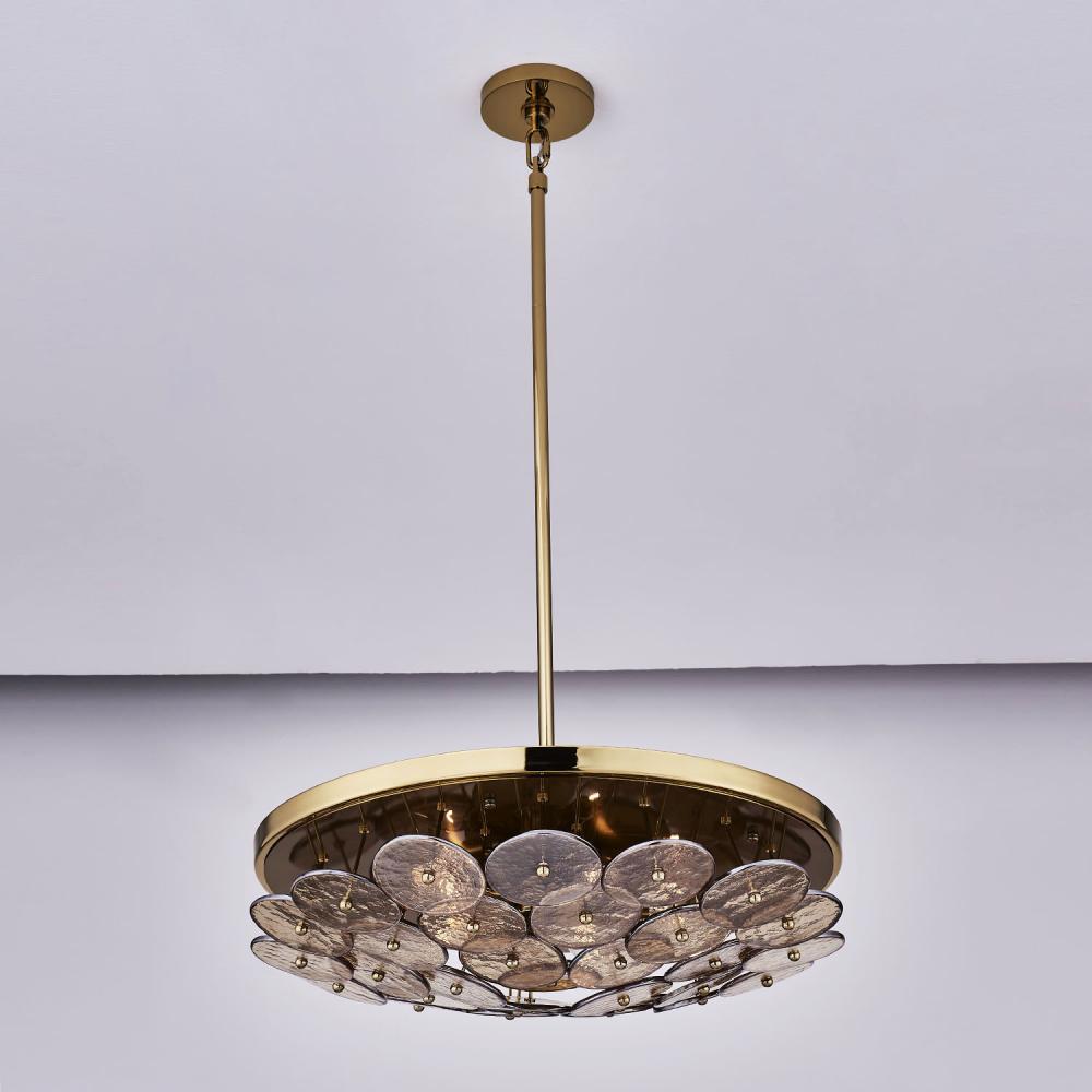 Hortensia 25 Inch Pendant – Polished Winter Brass – 521555PWB