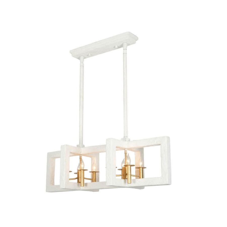 Duo 42 Inch Wall Sconce – Soft Gold and White – 522268SGLW
