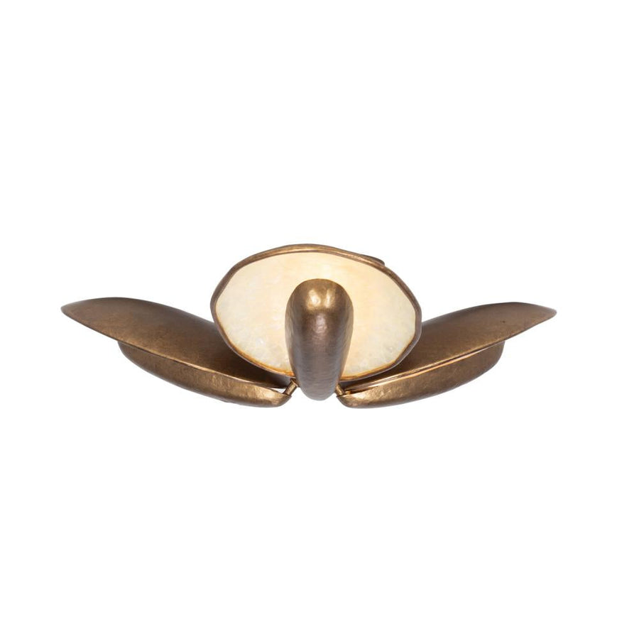 Spat 24 Inch Flush Mount – Pearlized Antique Brass – 523341PAB