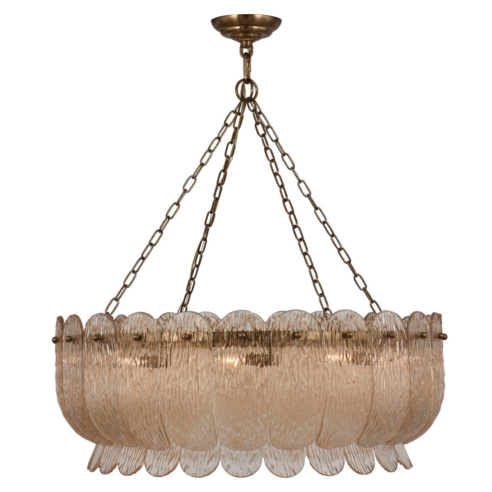 CAMELLIA 36IN PENDANT – Winter Brass – 523456WB