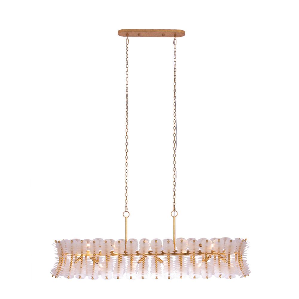 Gossamer 60 Inch Wall Sconce – Oxidized Gold Leaf – 523661OL