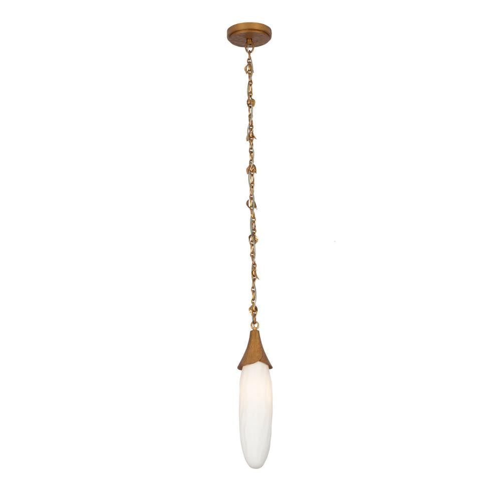 Bougainvillea 5 Inch Pendant – Warm Gold – 523911WGL