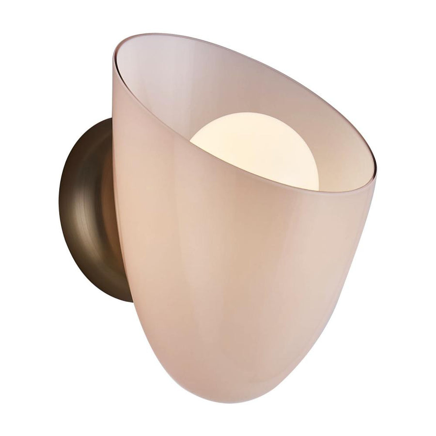 Cocoon 8 Inch Wall Sconce – Winter Brass – 524321WB