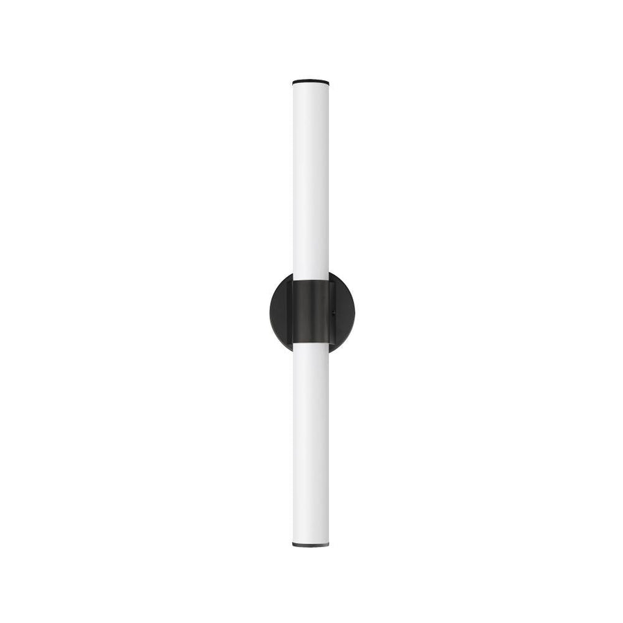 Maxim Lighting 52504WTBK Tubo 30 Inch Bathroom Wall Sconce - Black
