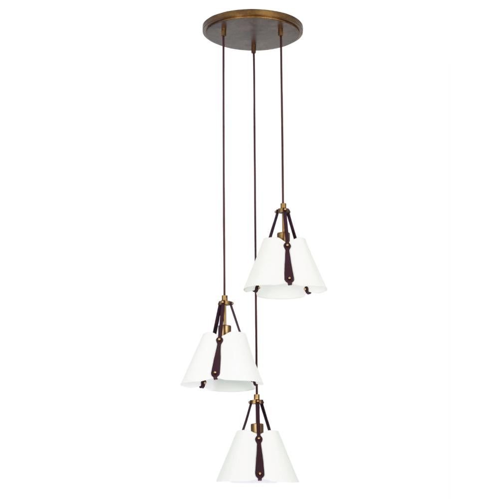 Embrace 21 Inch Pendant – Pearlized Antique Brass – 525251PAB