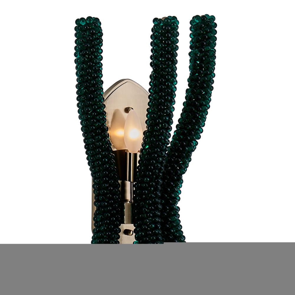 CORAL GREEN WALL SCONCE light