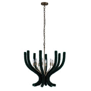 CORAL 30 IN GREEN CHANDELIER