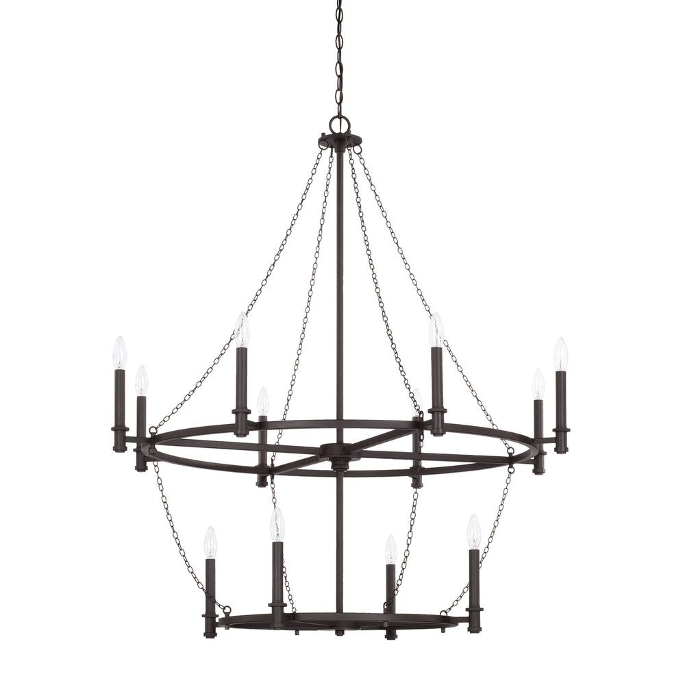 Capital Lighting LANCASTER 528701BI Chandelier Traditional - Black Iron