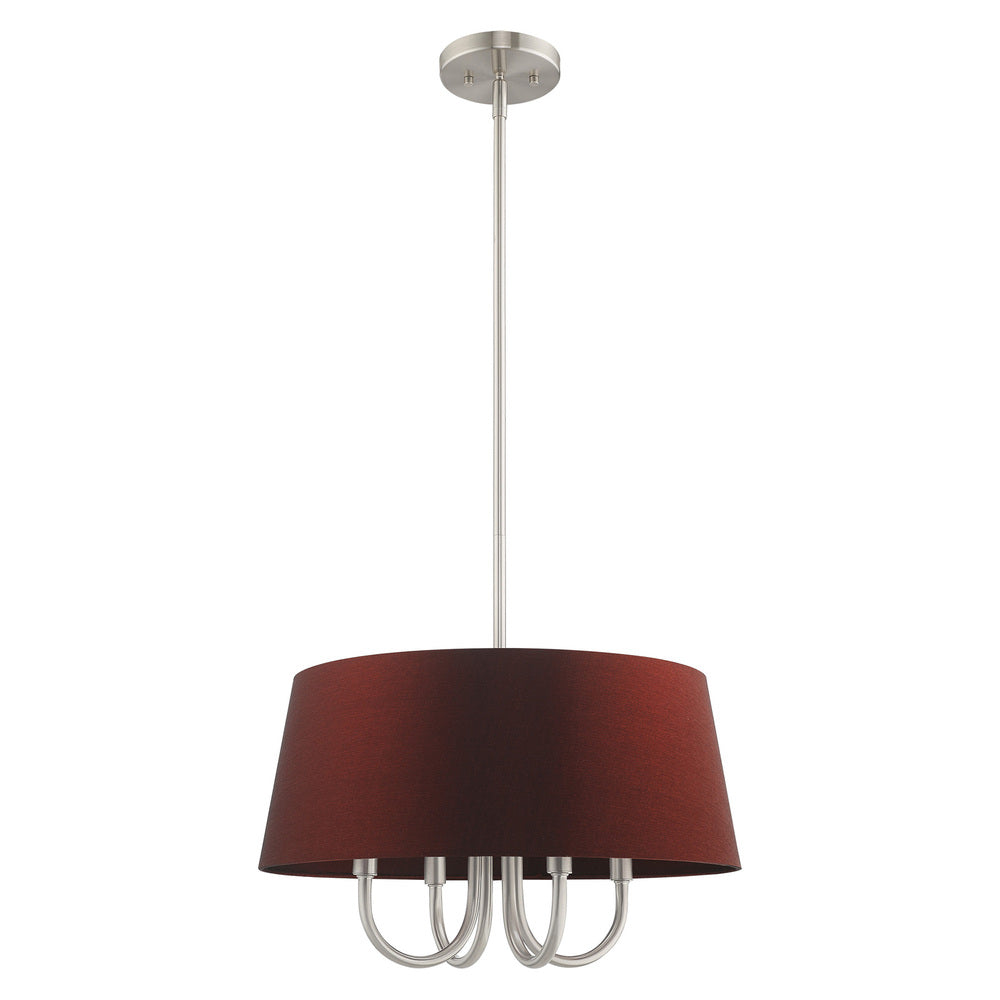 Livex Lighting BELCLAIRE 52904-91 Pendant Contemporary - Brushed Nickel