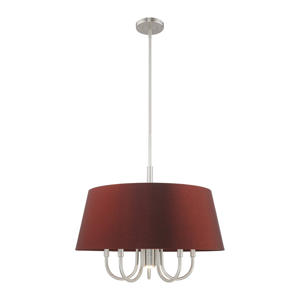 Livex Lighting BELCLAIRE 52905-91 Pendant Contemporary - Brushed Nickel