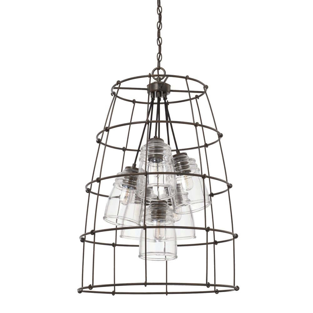 Capital Lighting TURNER 529761NG-462 Foyer Traditional - Nordic Grey