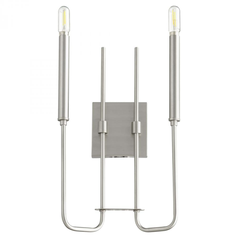 Quorum Lighting HOPE 530-2-65 Sconce Contemporary - Satin Nickel