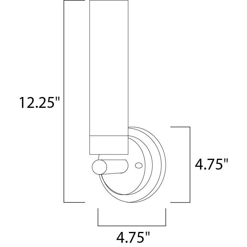 Maxim Lighting CILANDRO 53006WTSN Sconce Contemporary - Nickel