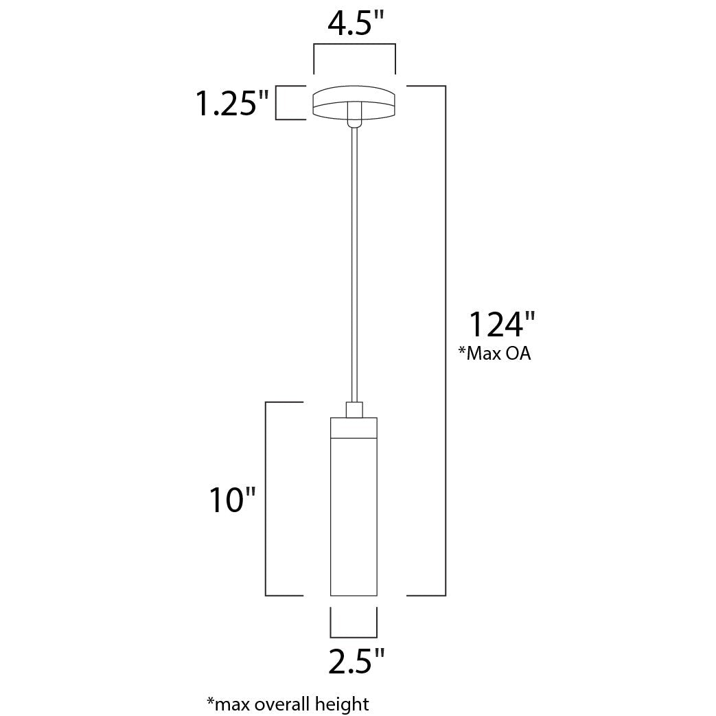 Maxim Lighting CILANDRO 53009WTSN Mini Pendant Contemporary - Nickel