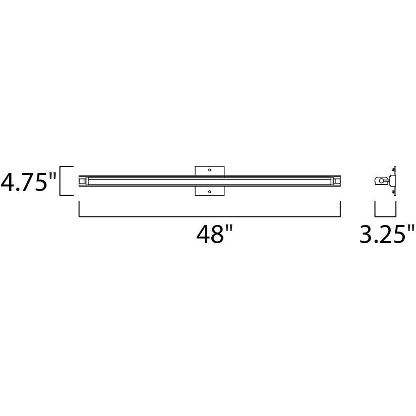 Maxim Lighting DIRECTOR 53035WTPC Bathroom Fixture Modern - Chrome