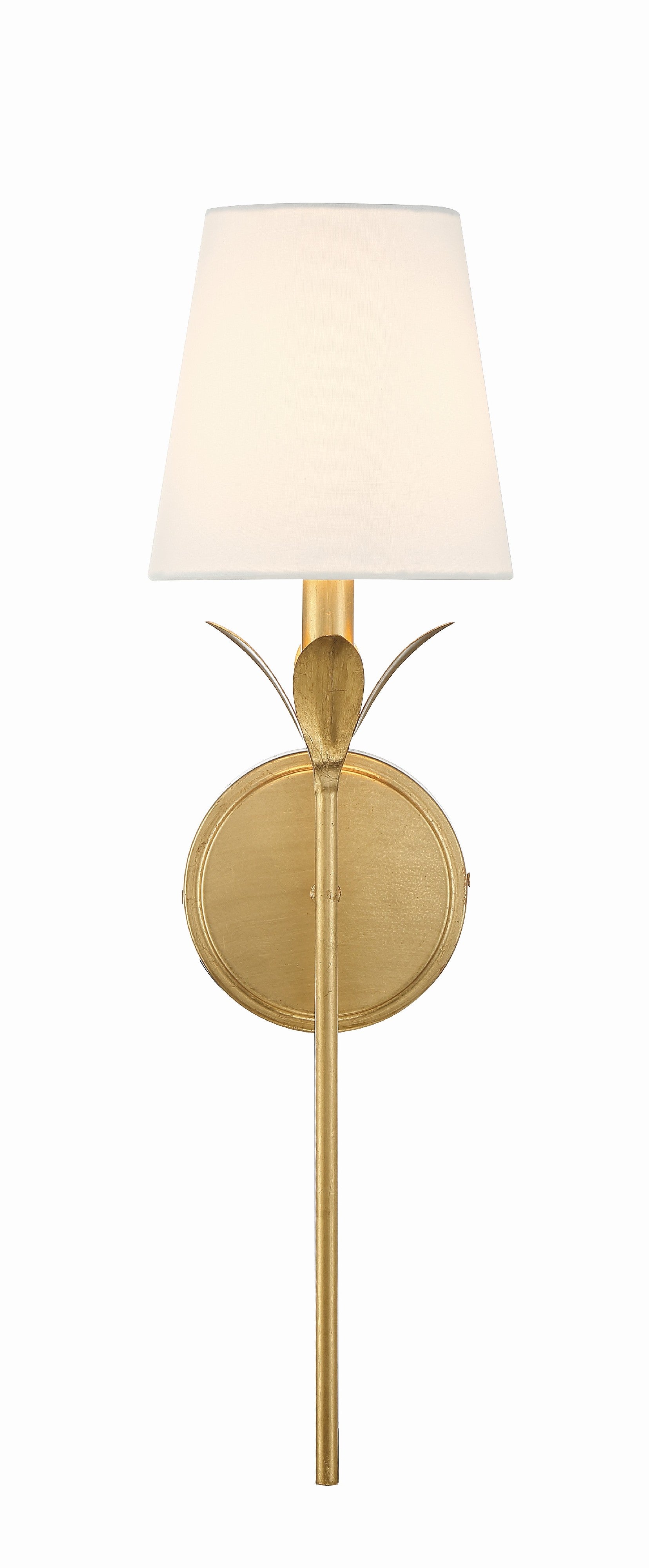 Crystorama Broche 531-GA – 6 Inch – 1 Light – Sconce – Antique Gold – Dry Rated