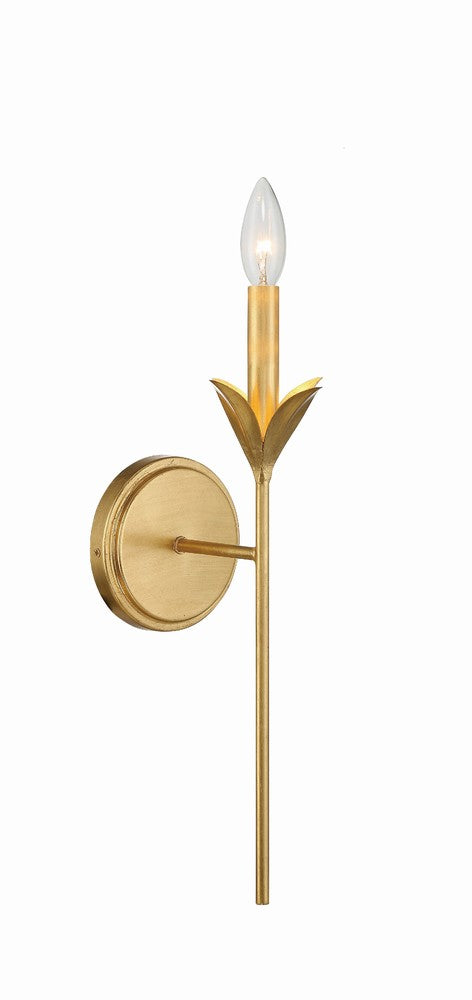 Crystorama BROCHE 531-GA Sconce Contemporary - Antique Gold