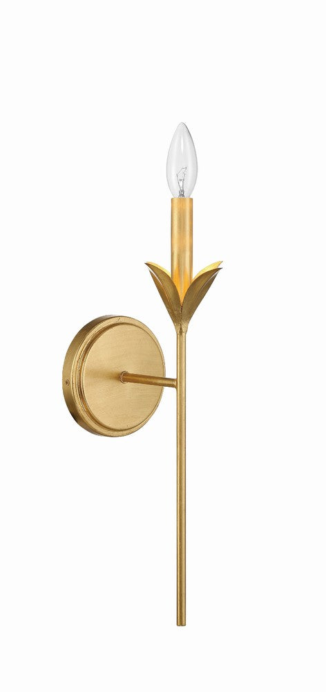 Crystorama BROCHE 531-GA Sconce Contemporary - Antique Gold