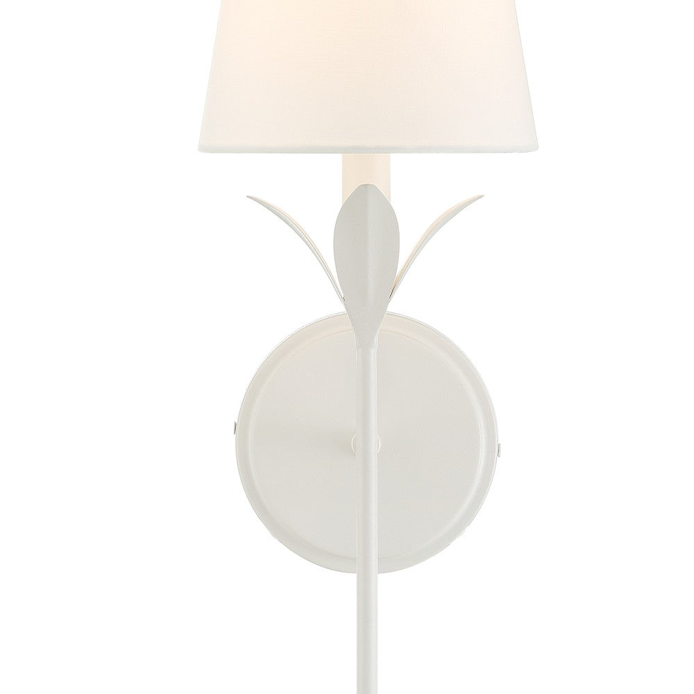 Crystorama BROCHE 531-MT Sconce Contemporary - Matte White