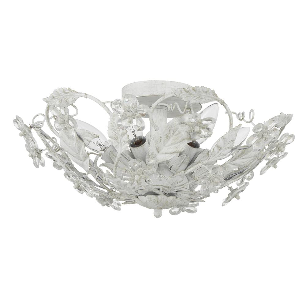 Crystorama PARIS MARKET 5316-AW Semi Flush Mt Contemporary - Antique White