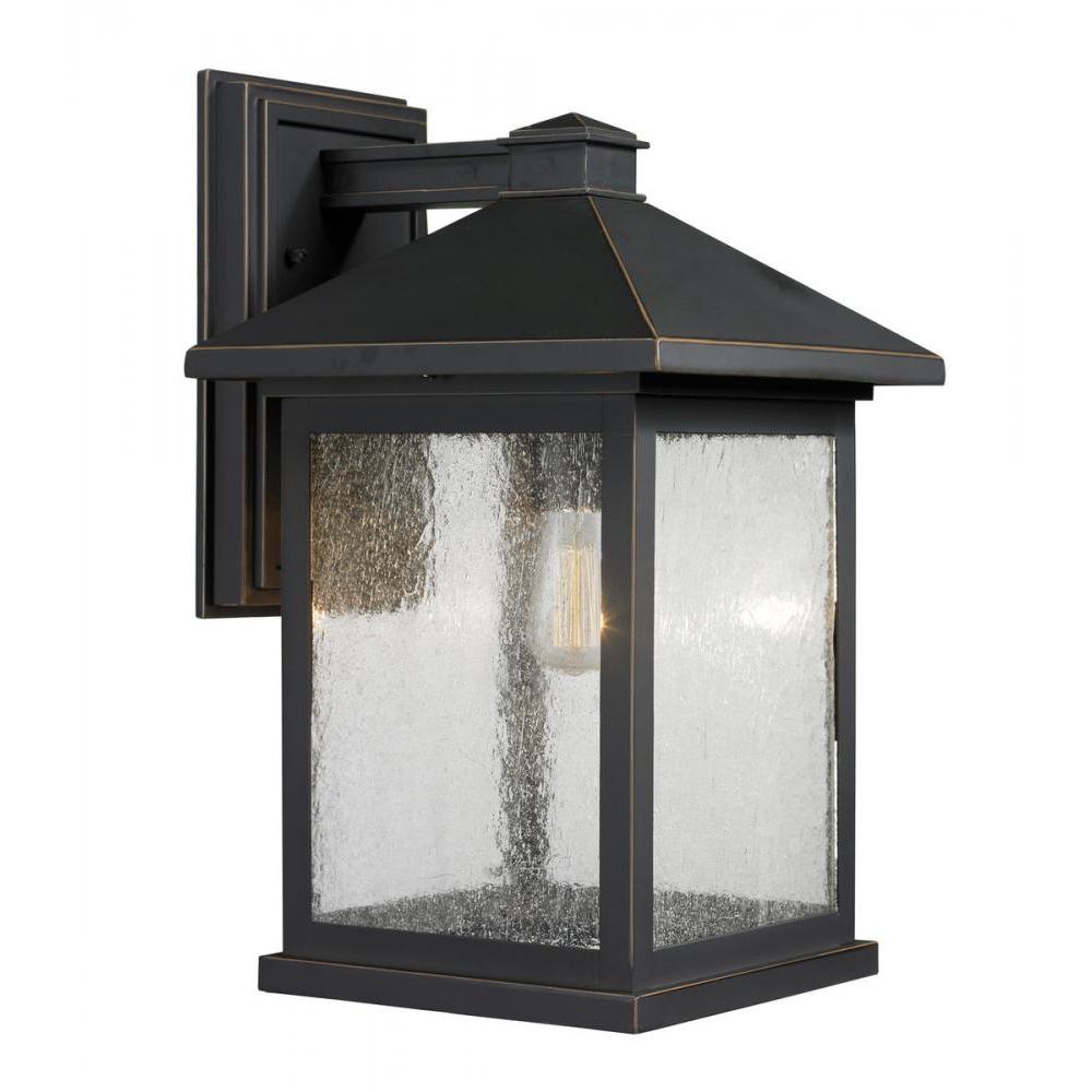 1 Light Outdoor Wall Light-Clear Seedy