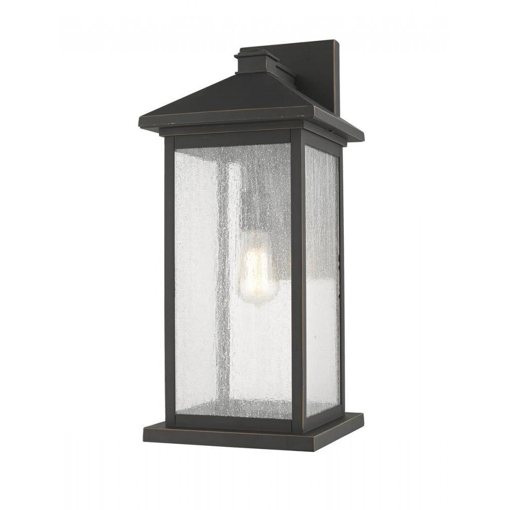 1 Light Outdoor Wall Light-Clear Seedy