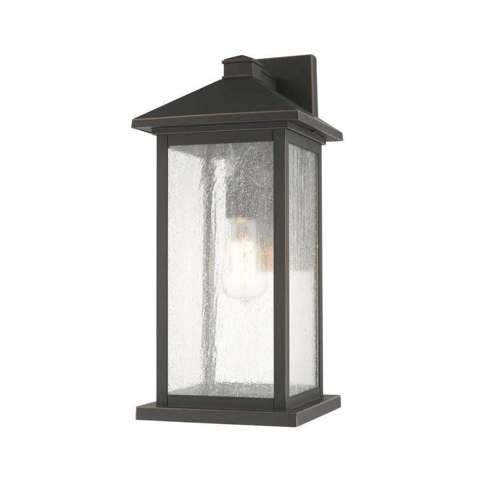 1 Light Outdoor Wall Light-Clear Seedy
