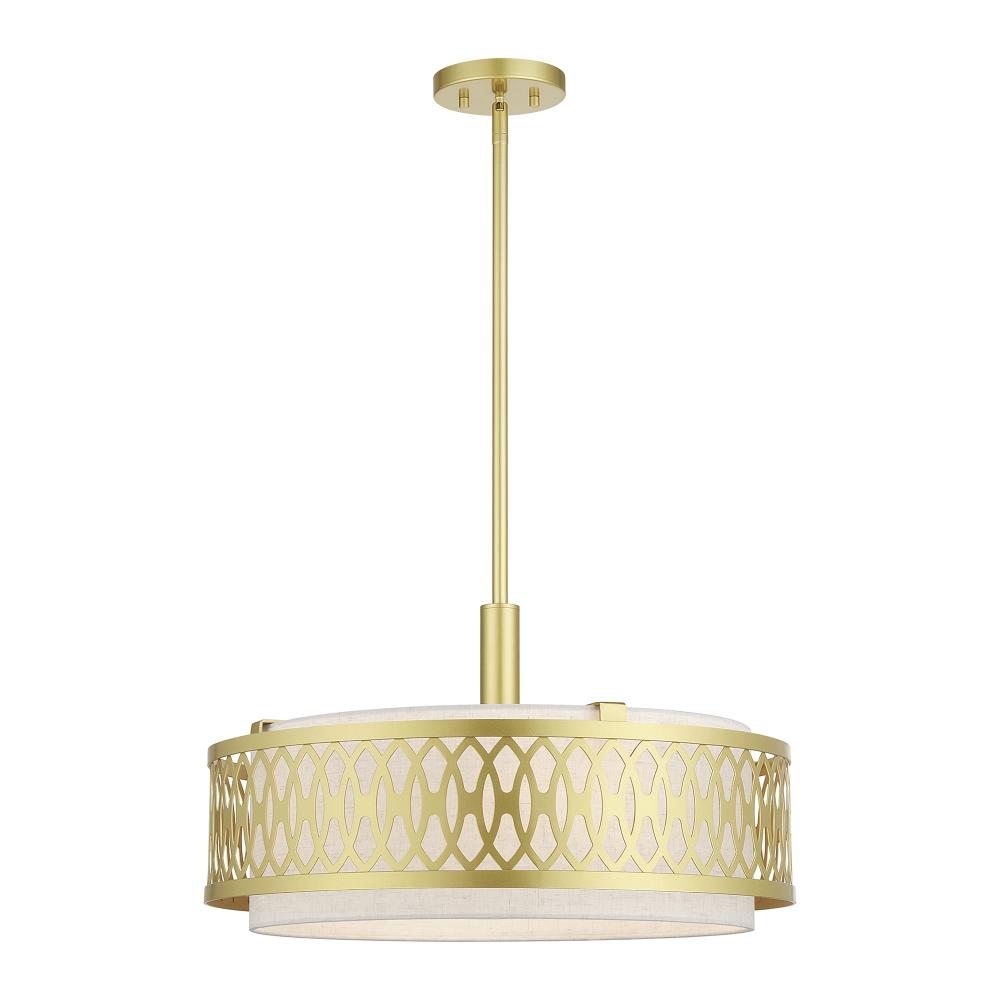 Livex Lighting VISTAVIEW 53434-33 Pendant Transitional - Soft Gold