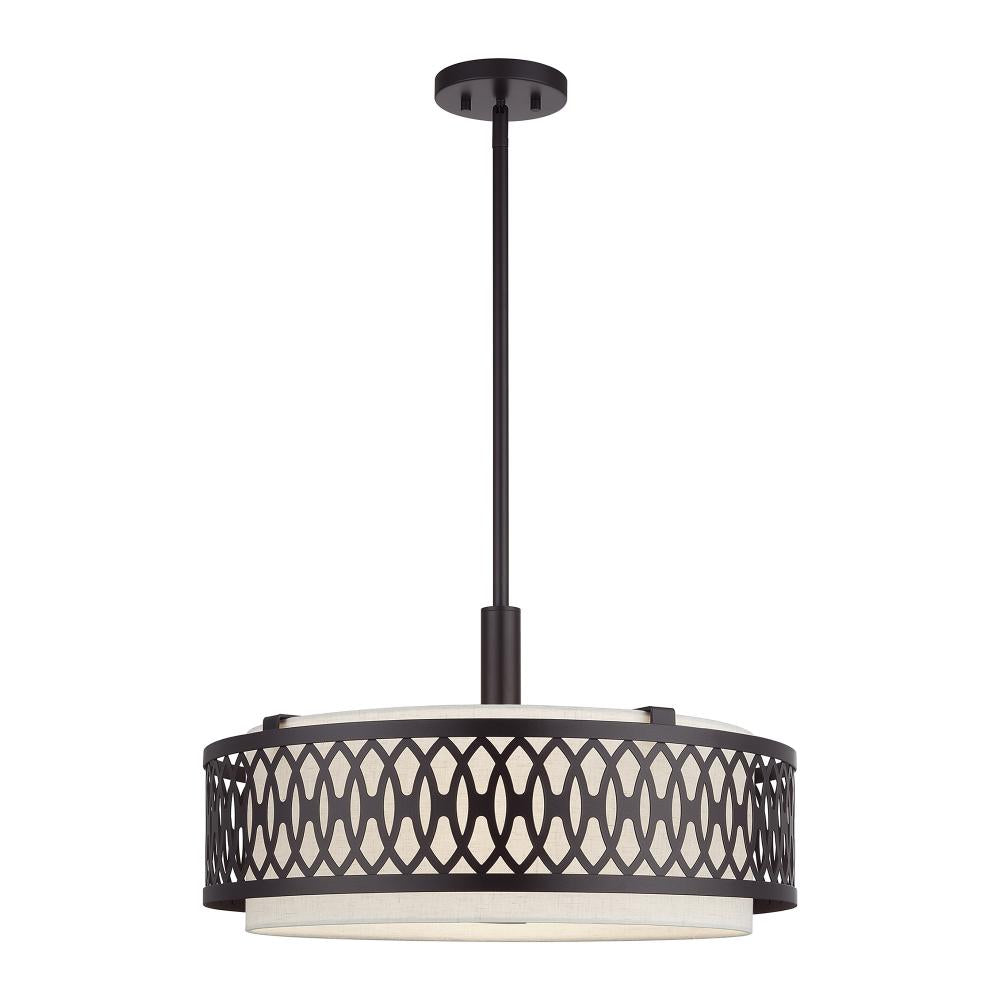 Livex Lighting VISTAVIEW 53434-92 Pendant Transitional - English Bronze