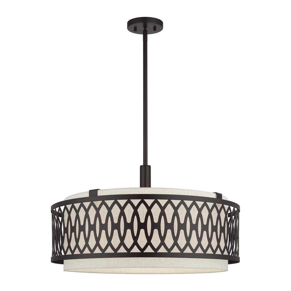 Livex Lighting VISTAVIEW 53435-92 Pendant Transitional - English Bronze