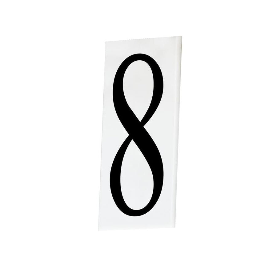 Maxim Lighting 53618WT 2.25 Inch Address Number 8 – White