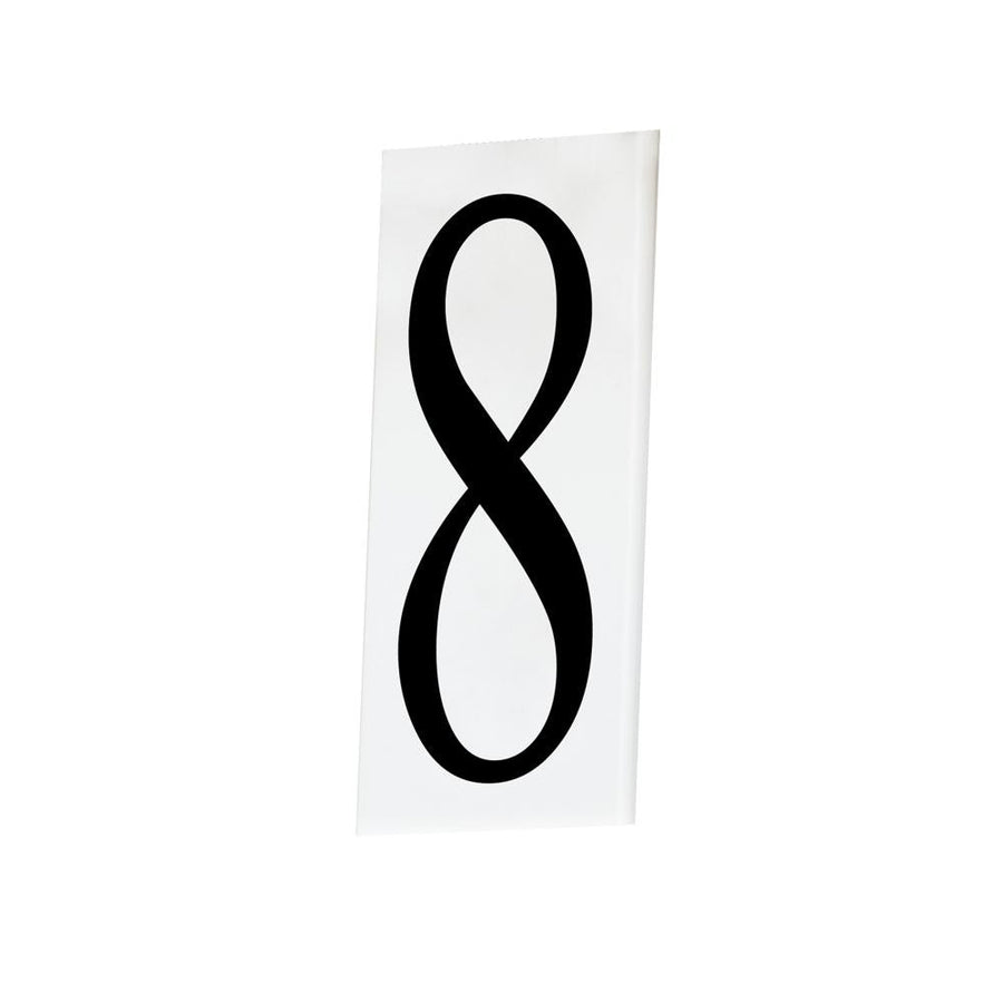 Maxim Lighting 53638WT 2.25 Inch Address Number 8 – White