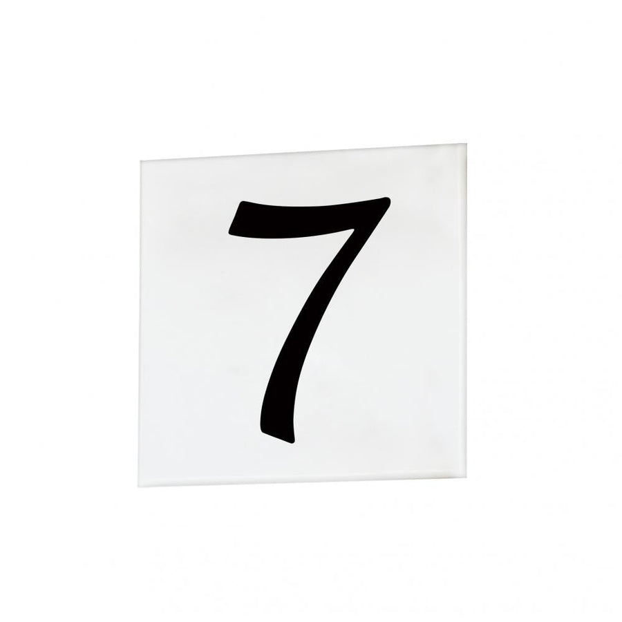 Maxim Lighting 53667WT 4 Inch Address Serif Number 7 – White
