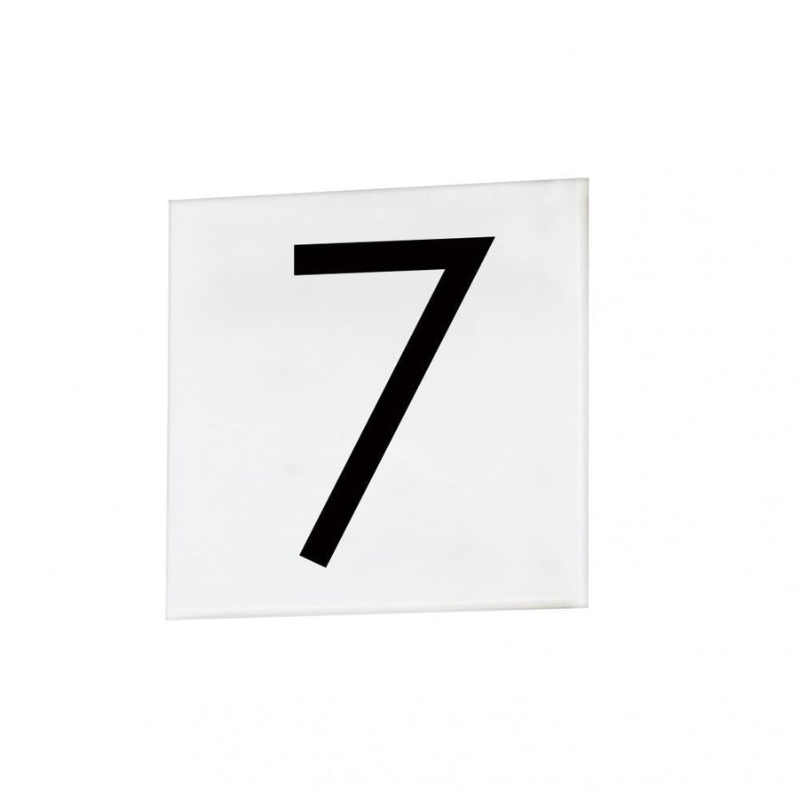 Maxim Lighting 53677WT 4 Inch Address Sans Serif Number 7 – White