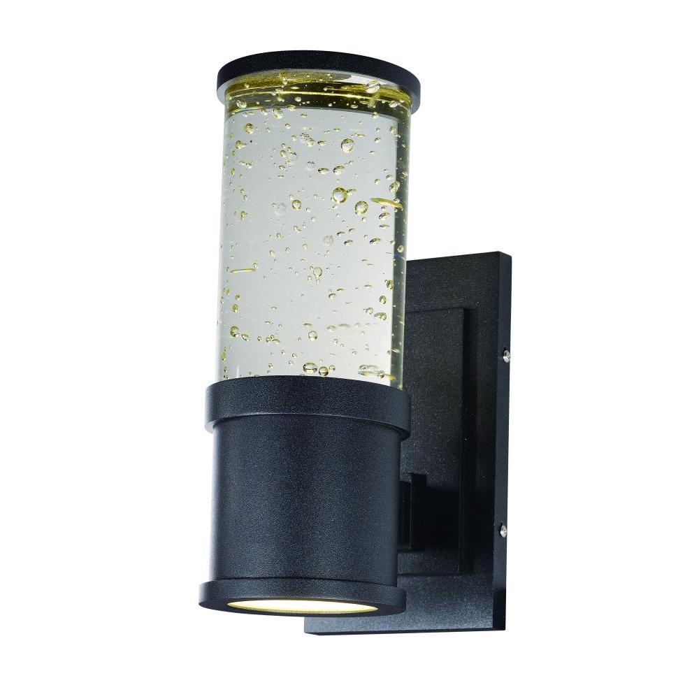 Pillar 5 Inch Outdoor Wall Lantern – Galaxy Black