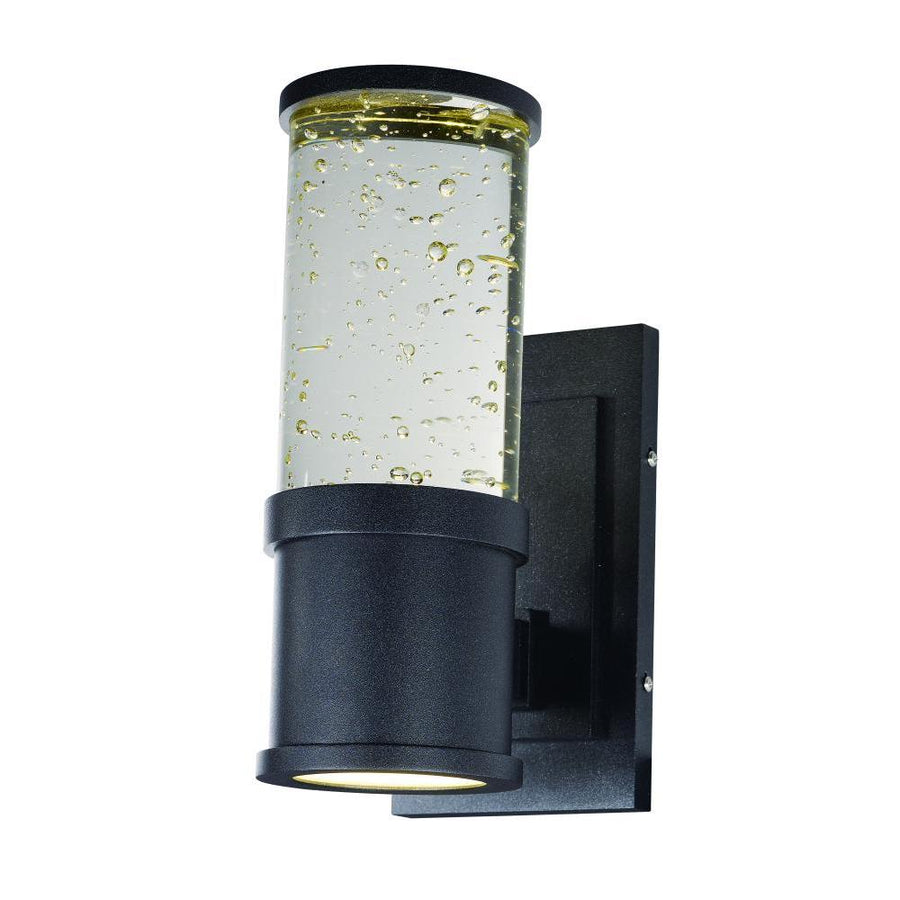 Pillar 5 Inch Outdoor Wall Lantern – Galaxy Black