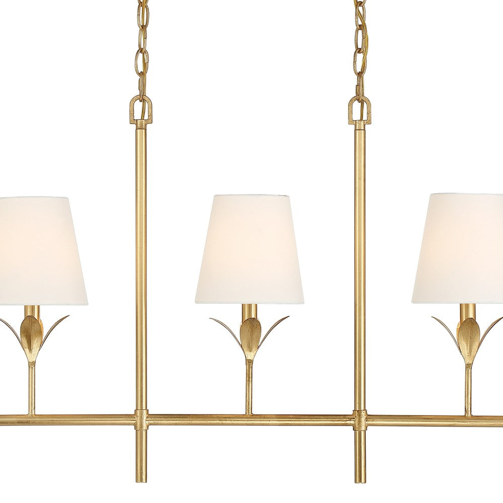 Crystorama BROCHE 537-GA Chandelier Contemporary - Antique Gold