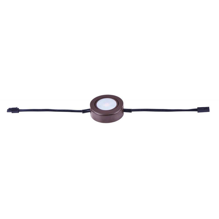 Maxim Lighting 53832BRZ CounterMax MX-LD-AC 2.75 Under Cabinet Disc Light - Anodized Bronze