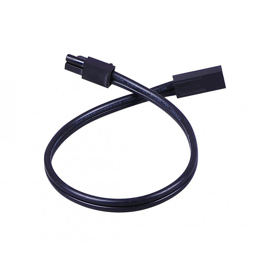 Maxim Lighting 53886BK CounterMax MX-LD-AC 12 Connector Cord for Under Cabinet Lights - Black