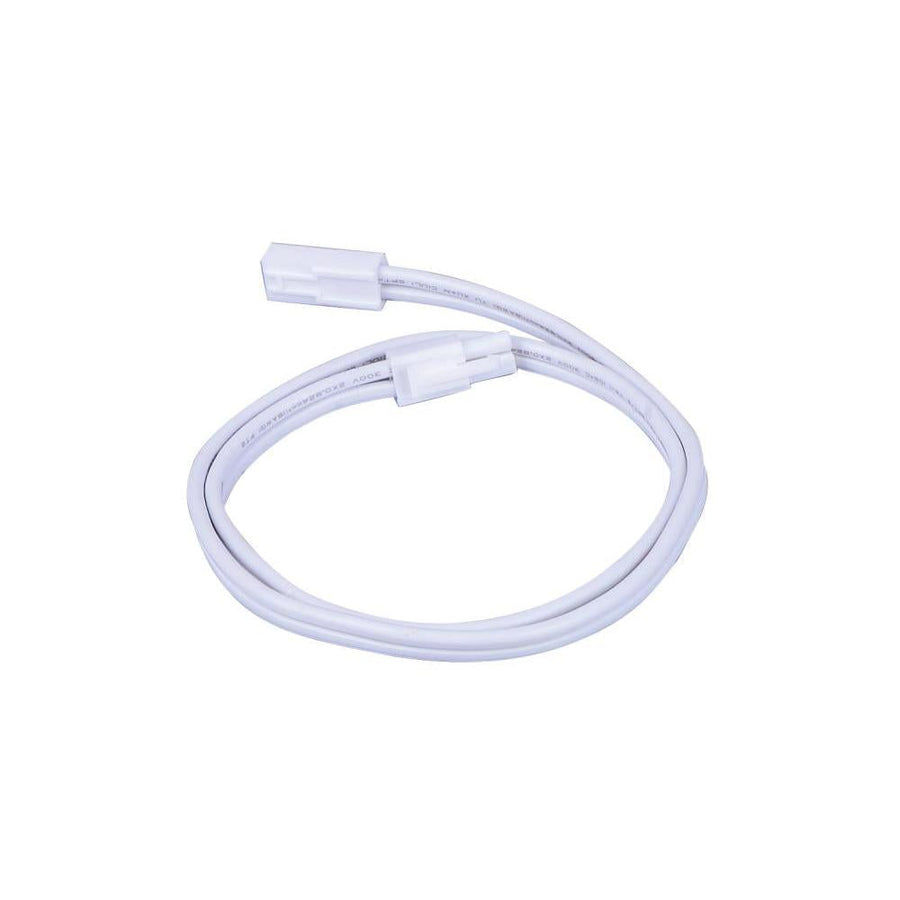 Maxim Lighting 53887WT CounterMax MX-LD-AC 24 Connector Cord for Under Cabinet Lights - White