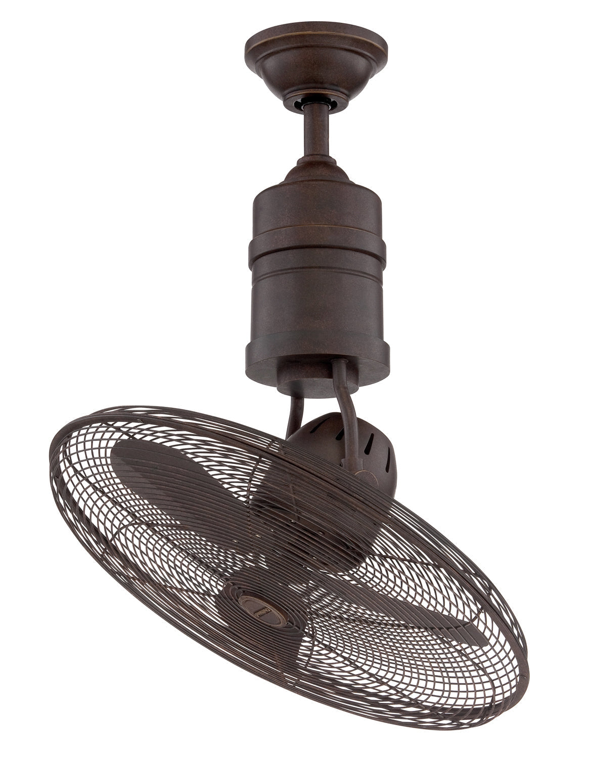 Craftmade Bellows III BW321AG3 Indoor Outdoor Cage Ceiling Fan - Aged Bronze (OPEN BOX)